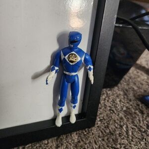 Mighty Morphin Power Rangers 4" Action Figure Blue Vintage 1995 Saban